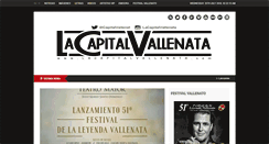 Desktop Screenshot of lacapitalvallenata.com